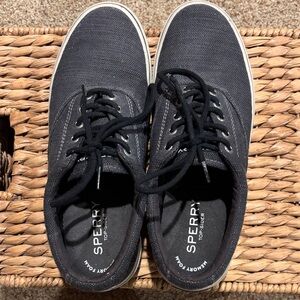 Sperry Men's Charcoal Canvas Top-Sider Shoes